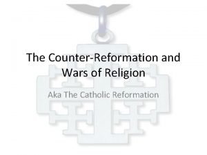 What was the counter-reformation?