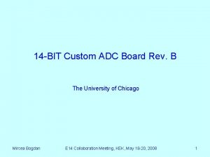 14 BIT Custom ADC Board Rev B The