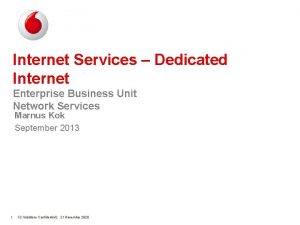 Enterprise dedicated internet