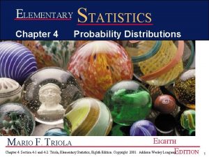 Elementary statistics chapter 4