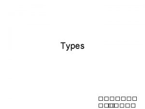 type Type type Numeric type Integer Ada 3