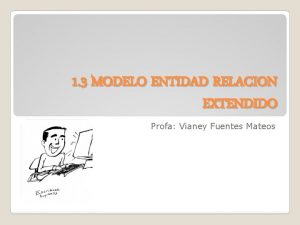 1 3 MODELO ENTIDAD RELACION EXTENDIDO Profa Vianey