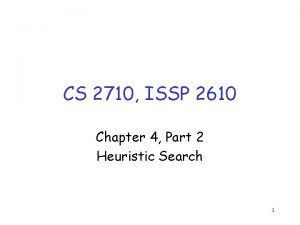 CS 2710 ISSP 2610 Chapter 4 Part 2