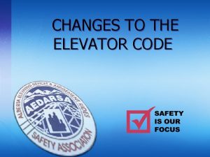Alberta building code elevator requirements