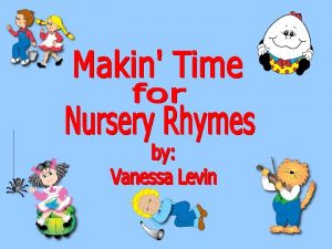 Objective of teaching rhymes