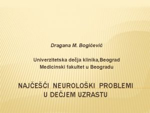 Dr dragana bogicevic