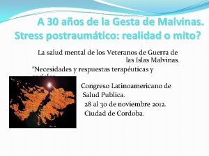 A 30 aos de la Gesta de Malvinas