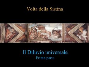 Il diluvio universale michelangelo