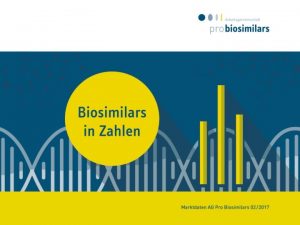 Der Verordnungsanteil der Biosimilars ist mit einem Anteil