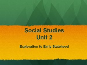 Social studies unit 2 test answers