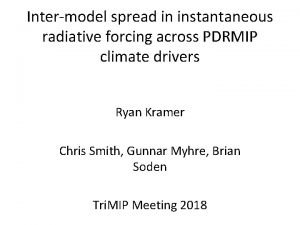 Intermodel spread in instantaneous radiative forcing across PDRMIP