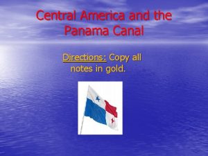 Panama acrostic poem