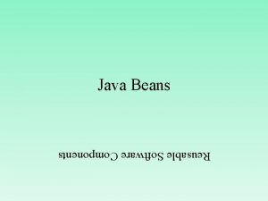 Property design patterns for java beans