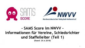 Sams score