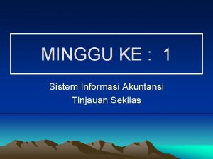 Peran sistem informasi akuntansi dalam rantai nilai