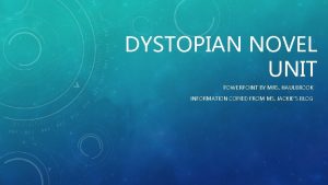 Dystopia ppt