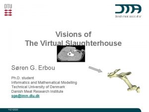 Visions of The Virtual Slaughterhouse Sren G Erbou