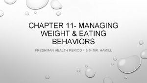 Extreme harmful eating behaviors