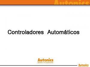 Controladores Automticos Principios bsicos de teora del control