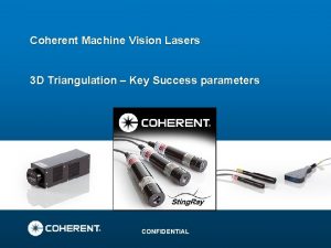 Machine vision lasers