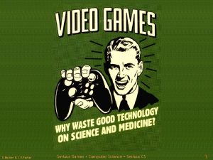 Serious gaming drama Serious gaming drama