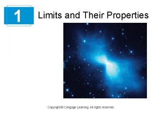 Limits and their properties