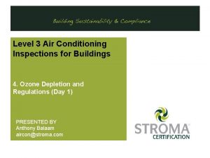 Level 3 Air Conditioning Inspections for Buildings 4