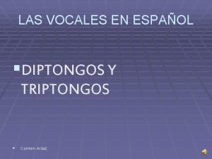 Diptongos con ia