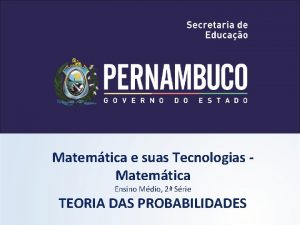 Matemtica e suas Tecnologias Matemtica Ensino Mdio 2