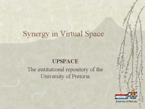 Upspace institutional repository