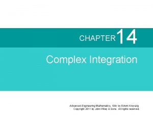 Complex integration engineering mathematics