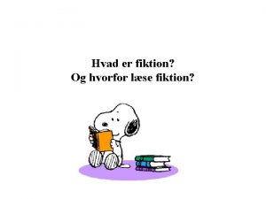 Fiktion analyse