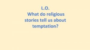 Temptation of jesus story