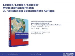 LaudonLaudonSchoder Wirtschaftsinformatik 3 vollstndig berarbeitete Auflage ISBN 97838689