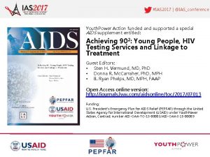 IAS 2017 IASconference Youth Power Action funded and