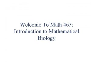 Math 463