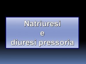 Diuresi pressoria