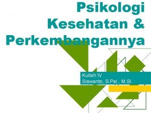 Definisi psikologi