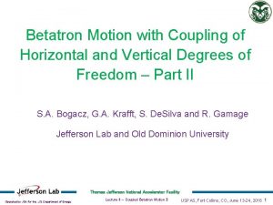 Betatron Motion with Coupling of Horizontal and Vertical