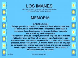 LOS IMANES CEIP ALKAZAR DE LOS ALCZARES MURCIA