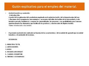 Material explicativo Material explicativo