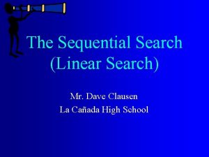 Sequential search java Sequential search java