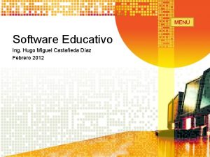 Edutainment software educativo
