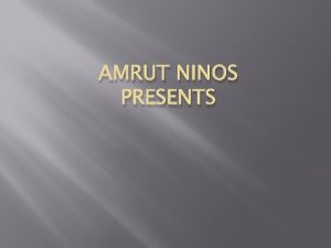 AMRUT NINOS PRESENTS CHOCOLATE DAY CELEBRATION REPORT OF