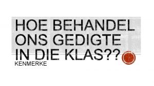 Wat is kenmerke