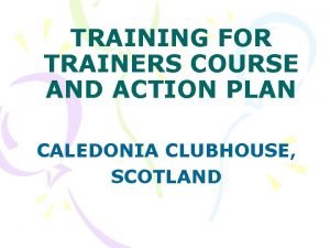 Caledonia training