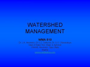 Watershed management meaning