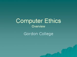 Gordon college cts Gordon college cts