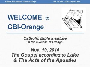Orange catholic bible
