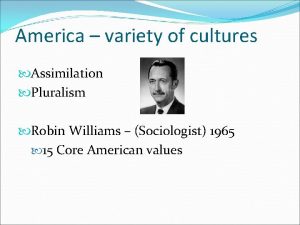 Robin williams core values